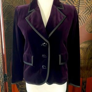 Rive Gauche Yves St Laurent vintage suit 1996 Velvet suit 36 ,4/6 hardly worn